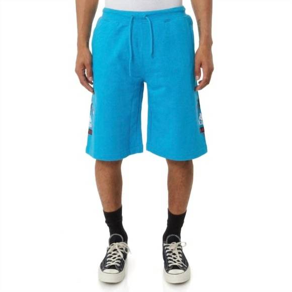 NEW KAPPA authentic falmouth shorts in blue - Picture 1 of 4